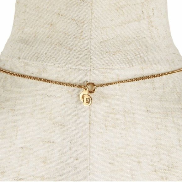 Authentic Christian Dior necklace with Dior pendant - Picture 5 of 9